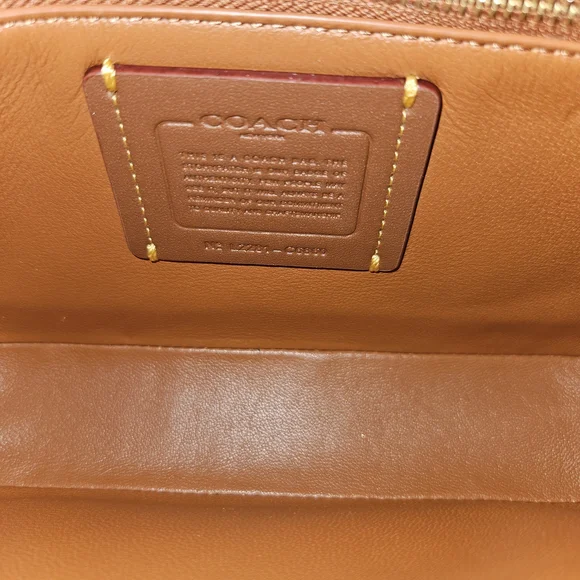Coach Rogue Top Handle Dark Stone Bag - Picture 13 of 14
